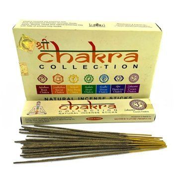Ароматичні палички Chakra Collection, набір 7 упаковок по 15 г 209225 фото