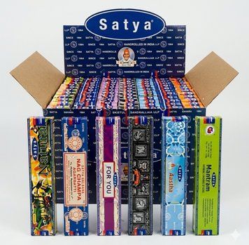 Набір пахощів Satya &laquo;Popular Series&raquo; 7 ароматів по 12 шт., 84 шт. 305106 фото